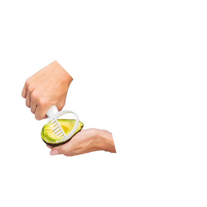 Tescoma HANDY Avocado Slicer, Multifunctional Kitchen Tool, Innovative Scraping Design,