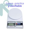 Gramera Electrónica para Cocina, Báscula Precisa 1 g–10 kg Ideal