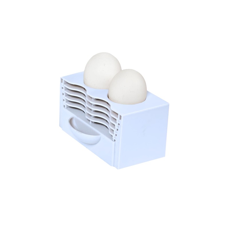 Think Up Designs Eggstra Space Egg Organizer for Refrigerator, Adjustable