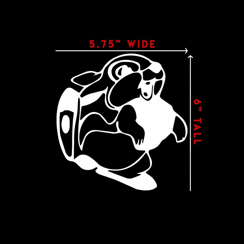 Thumper Rabbit Sticker Decal Notebook Car Laptop 5" x 6"