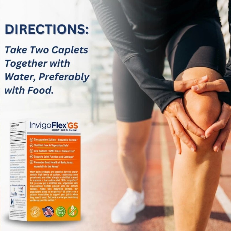WynnPharm INVIGOFLEX® GS – Advanced Glucosamine Sulfate Joint Support Supplement