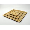 24pzs Material Didáctico Tangram 20cm Madera De Mdf Art3939