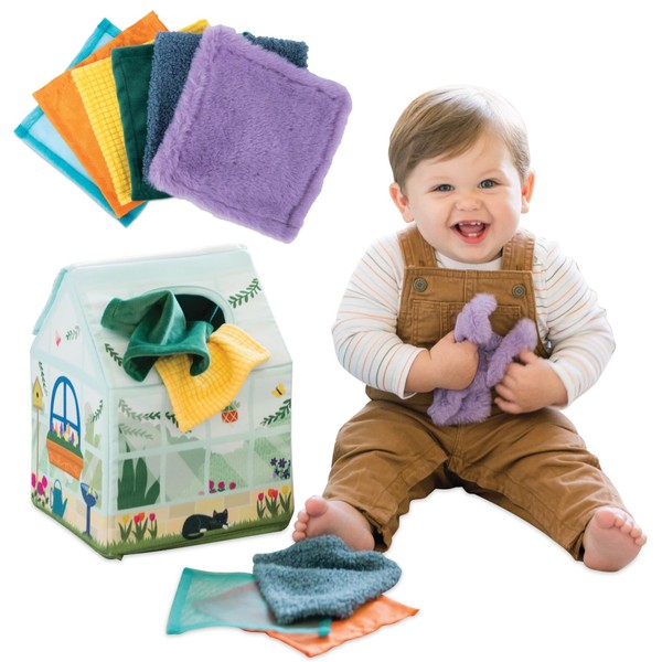 MindWare Sensory Sprouts Tissue Scarf Box - Montessori Toys for