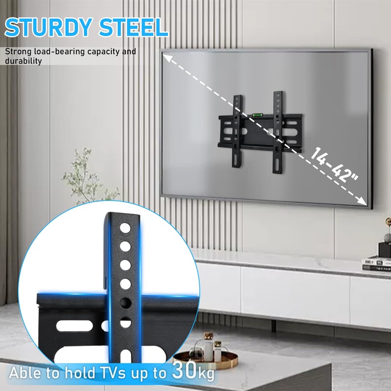 TV Wall Mount, Tiltable TV Wall Mount, Universal TV Mount