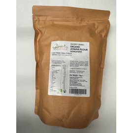 Ancient Grains Organic Sorghum (Jowar) Flour 1kg EU and India Organic Certified