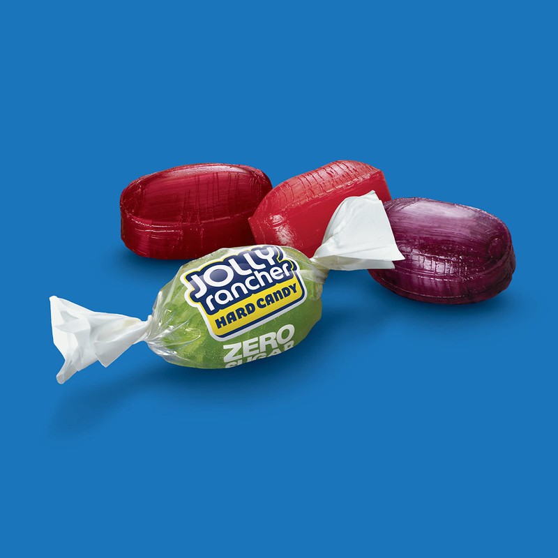 JOLLY RANCHER Zero Sugar Assorted Fruit Flavored Hard Candy Bag,