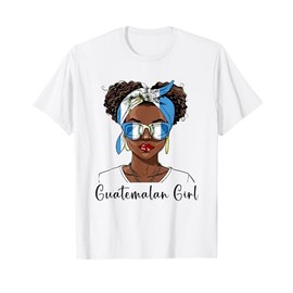 Guatemala Flag Outfit for Woman Girl Souvenirs Guatemalan T-Shirt
