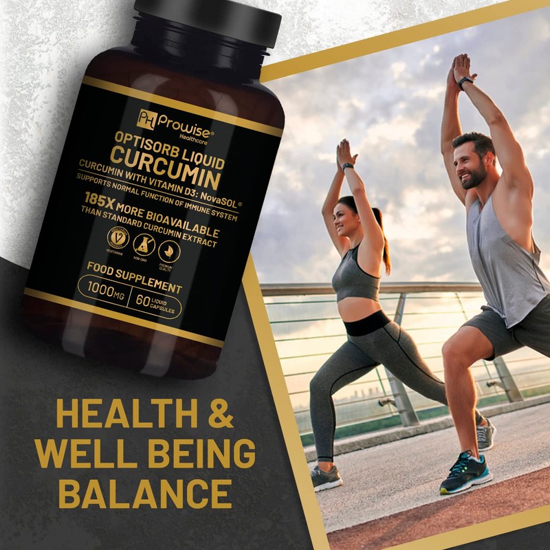 Optisorb Liquid Curcumin with Vitamin D - 60 Liqcaps |