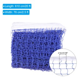 PATIKIL 20 x 2.5 Ft Badminton Net, Portable Badminton Court Netting Sports Replacement for Outdoor Indoor Beach Backyard Game, Navy Blue
