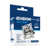 EDISION Antenna socket satellite universal TVE-301, terminal socket flush-mounted TV-R-SAT