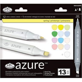 Royal Brush Azure Marker Set 13/Pkg Spring Colors, Multi