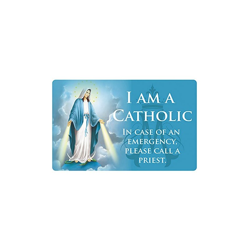 Autom Blessed Mother Catholic ID Card