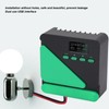 MPPT Solar Charge Controller 12V 24V Intelligent Regulator LCD Display