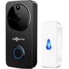 QT S HD Video 1080P Smart Doorbell, Chime & 2