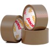 Packatape 3 Rolls 48MM x 66M Brown Packaging Tape for