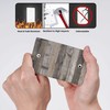 Gray Rustic Wood Blank Wall Plate 1 Gang Switch Plate