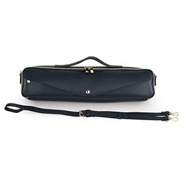 Pearl Flute Case Cover, Legato-Largo, Synthetic Leather B-Foot, Navy