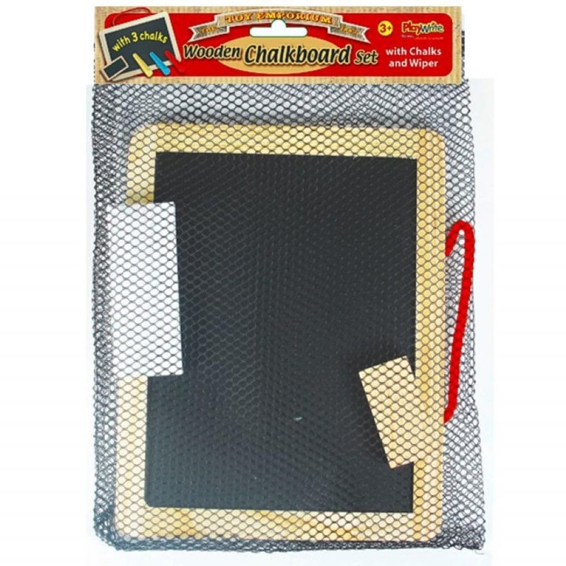 Wooden Chalkboard Set