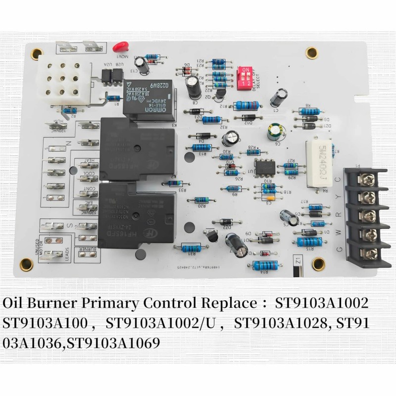 liuch-662 ST9103A1002 Replacement Electronic Fan Timer for Oil Furnace Applications
