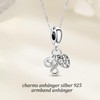 Purhole Dupes Moments Charm Pendant Silver 925 Bracelet Charms, Sterling