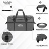 FREEAMG 30 Inch Rolling Duffel Bag with Wheels And Handle