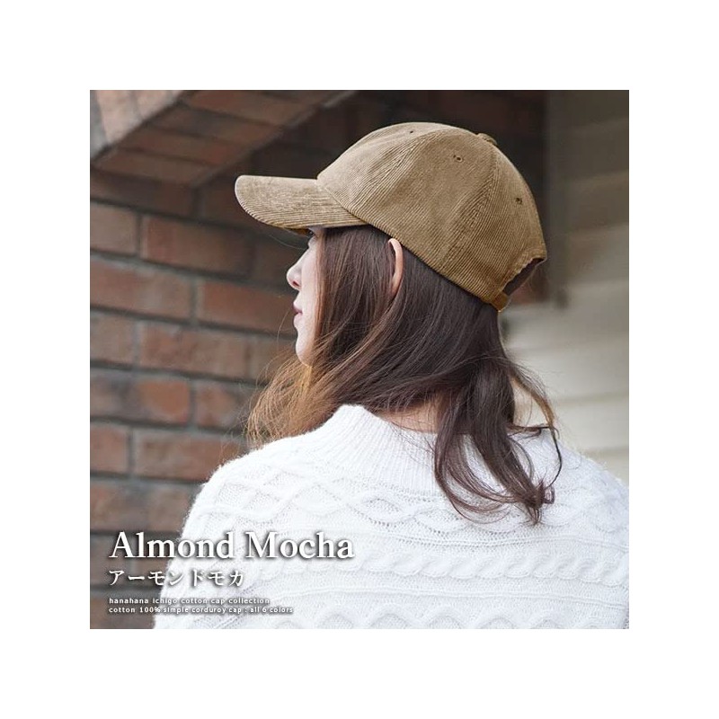 hanahana15 Corduroy Cap, Deep, Large, Large, Women's, Autumn, Men's, Unisex,