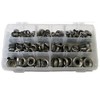 BE-TOOL Stainless Steel Washers 120pcs Countersunk Wood Screws Self Tapping