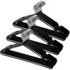 Tosnail 50 Pack 16-Inch Stainless Steel Wire Metal Non-Slip Closet