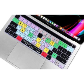 XSKN Ableton Live Shortcuts US Layout Silicone Keyboard Cover Skin is Compatible with 2019 Touch Bar MacBook Pro 16.2 inch A2141 for 2020 MacBook Pro 13.3 inch Touch Bar A2338 M1 A2251 A2289