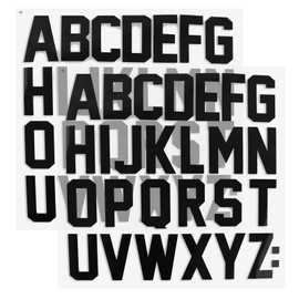 52PCS Iron on Letters for Clothing, 2 Inch Letter Patches Iron on, Iron On Heat Transfer Letters Iron on Name Transfers for Sport T Shirts Team Name Clothes Slogan Printing DIY Crafts