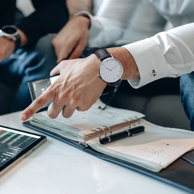 WOCCI 20mm Leather Watch Strap for Men and Women, Italian