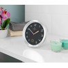 St. Leonhard Bathroom Clock: Bathroom Wall Clock with LCD Thermometer,