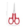 Ipetboom 1set Stainless Steel Makeup Scissors Durable Eyebrow Trimmer and