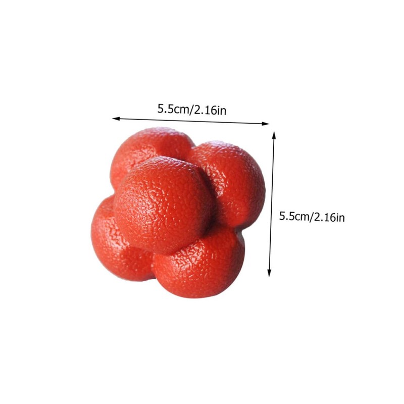 Mipcase 3pcs Fitness Balls Hexagonal Reaction Balls Agile Training Gym