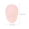 20pcs Doll Heads Craft Key Ring Plastic Mini Doll Body