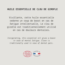 Clove Organic Essential Oil - MY COSMETIK - 5 ml