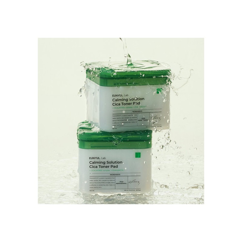 Eunyul Lab Calming Solution Cica Toner Pads 60 Sheets [+Free
