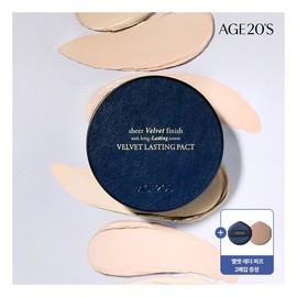 [AGE20S] AGE20S Velvet Lasting Pact (1 main product + 1 refill) / [에이지투웨니스]AGE20S 벨벳 래스팅 팩트(본품1+리필1)