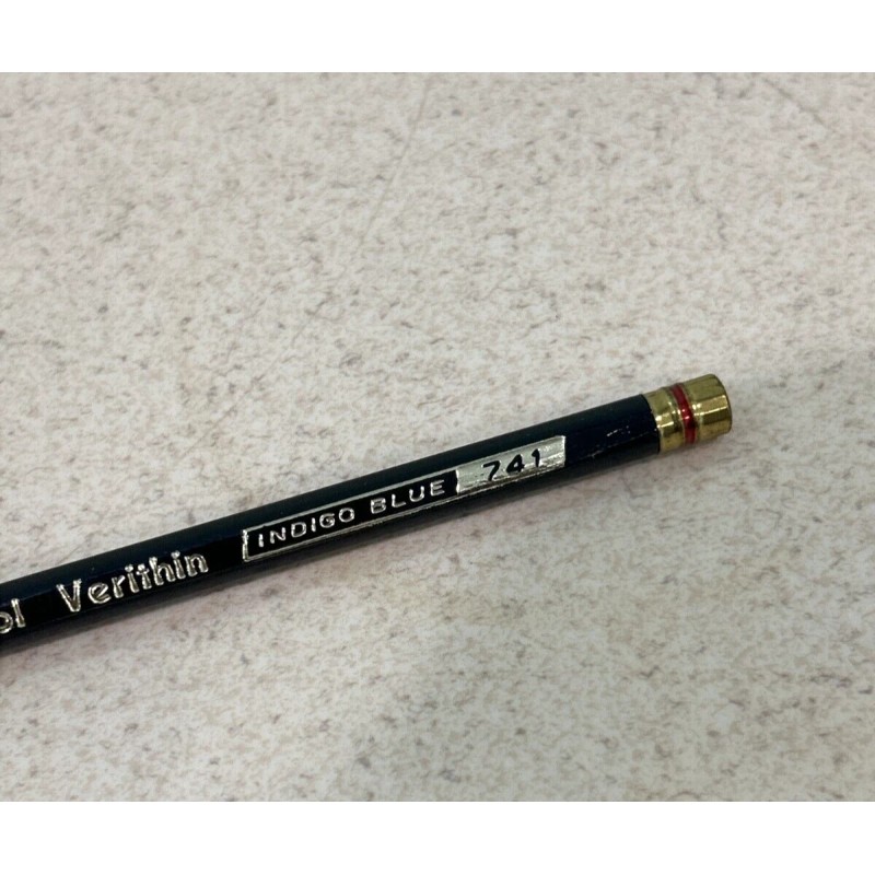 Berol Verithin Pencil Indigo Blue #741 Unsharpened