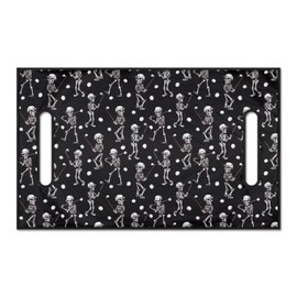 Suobstales Golf Skull Print Golf Cart Seat Covers,Golf Cart Seat Towel/Blanket, 50" x 30.9", Universal Fit All Golf Carts, Machine Washable