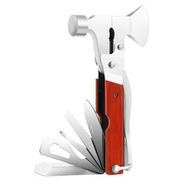 MYWERO - Multi-Purpose Outdoor Tools, Camping Gear Multi-Tools, 16-in-1 Camping Accessories Multi-Tool Hammers, Easy to Carry Camping Tools Including Hammers, Pliers, Bottle Openers, etc.