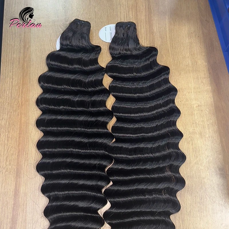 Raw Vietnamese Hair Deep Wave Curly Hair Bundles Weft Human