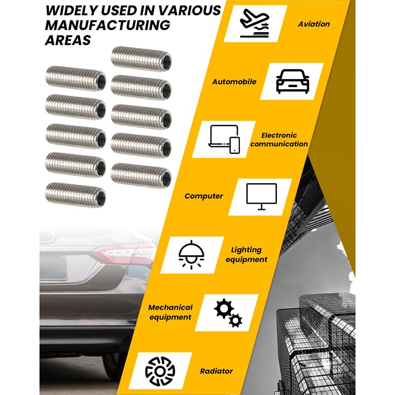 Foruly Upgrade 10PCS Head Bolt Thread Inserts Kit M11 X
