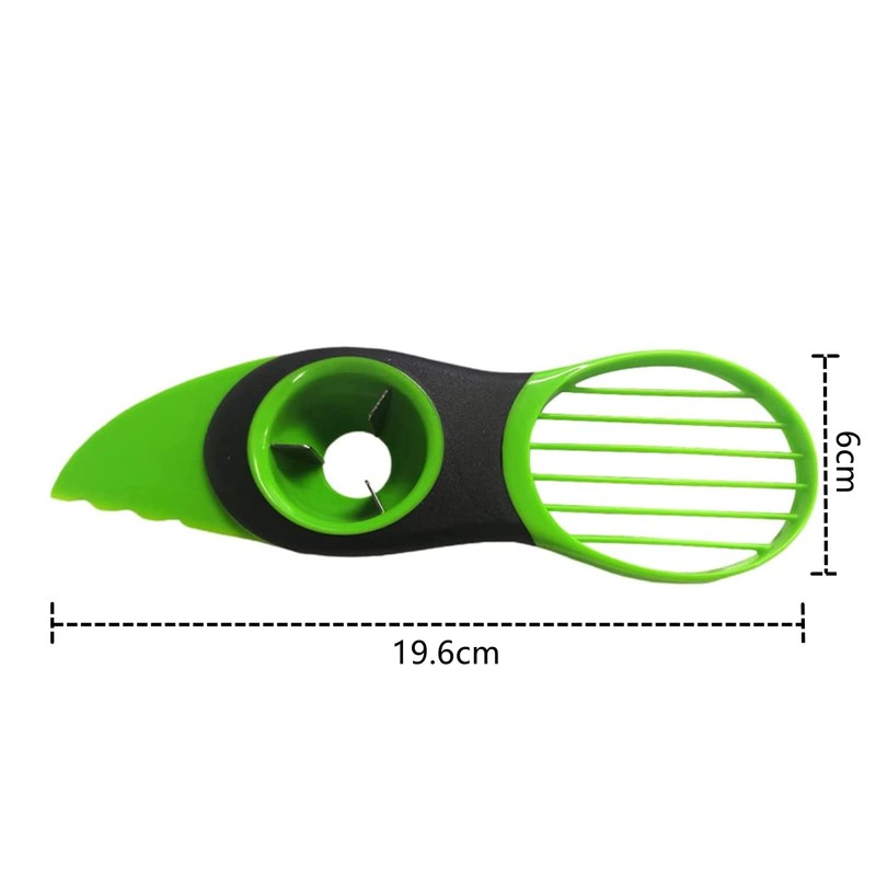 2 Pcs Avocado Chopper Multifunctional Fruit Cutter Peeler Core Remover