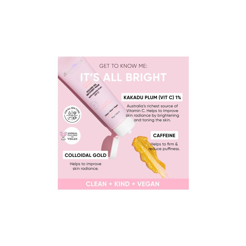 SugarBaby It's All Bright Golden Gel Recovery Mask With Kakadu