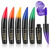 Joyeee 6 Colors Waterproof Colored Mascara Set, Lengthening, Volumizing, Long-Lasting,