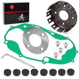 CNC Billet Heavy Duty Clutch Basket Kit & Gasket Compatible with Yamaha Banshee 350 YFZ 350 RZ 350 1987-2006