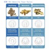 Satin Nickel Shower Trim kit Compatible with 31661SN Moen Shower
