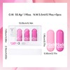 KISSIO Lip Gloss Set,3 PCS Moisturizing and Pigmented Lip Glaze,Liquid