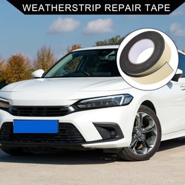 Hihaha Weatherstrip Tarpaulin Repair Tape/Outer Leak-Proof Tent Awning Tape Tear Resistant Tape for Truck RV Car/Durable EVA Foam 1.57"x0.08"x16.40ft / 1 Pc Yellow